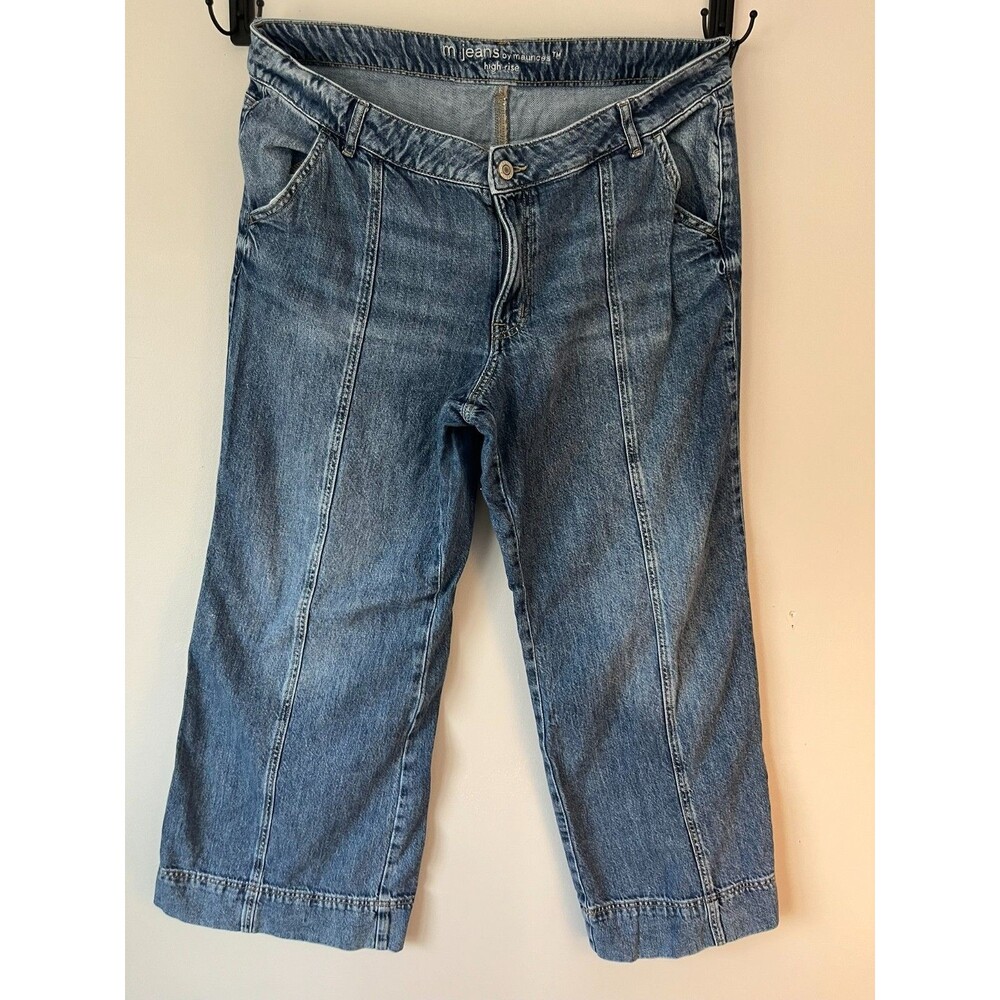 Maurices M Jeans High Rise Wide Leg Women’s Size 18W Dark/Medium Wash Denim